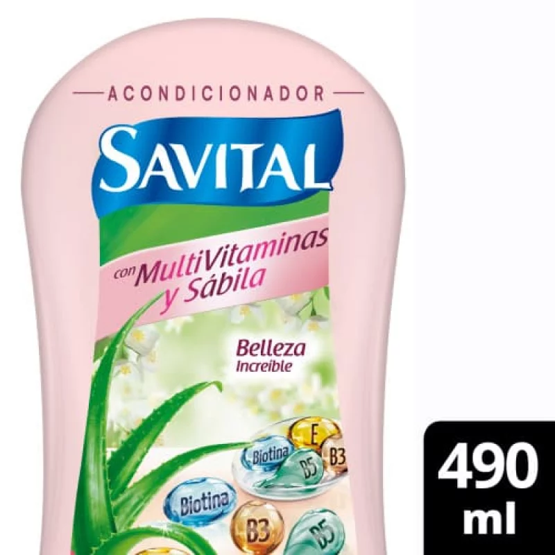 Acondicionador Savital Multivitaminas x 490 ml