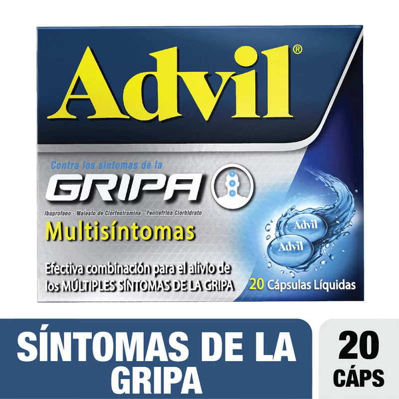 Advil Gripa Multisintomas 20 Cápsulas