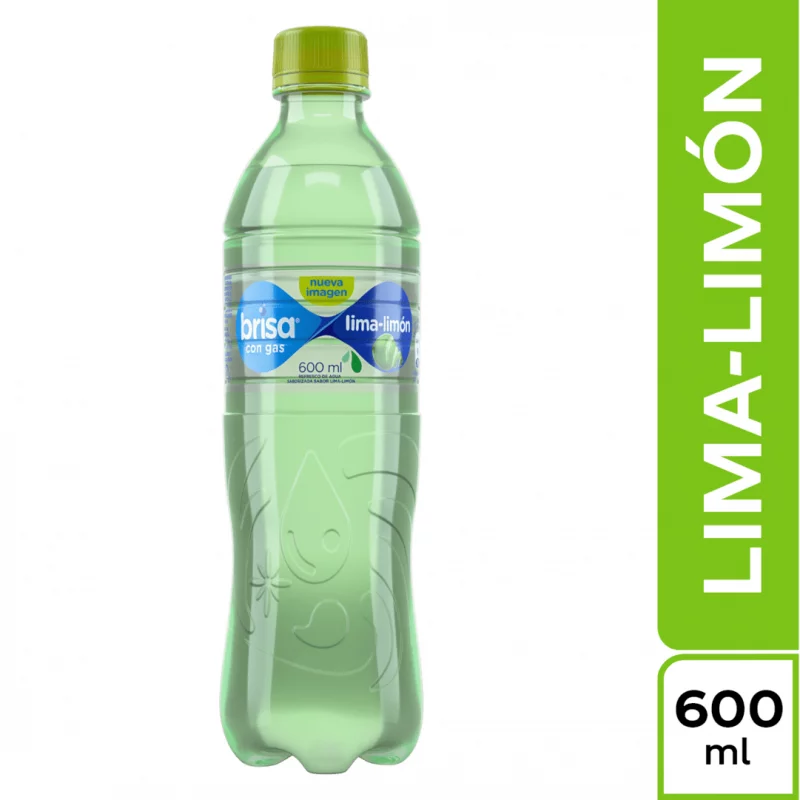 Agua Brisa Limón Con Gas 600 ml