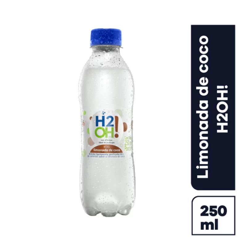 Agua H2Oh Limonada De Coco x 250 ml