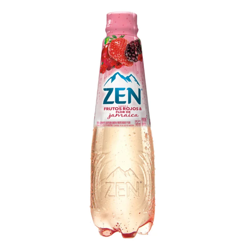 Agua Saborizada Zen 540 ml Frutos Rojos