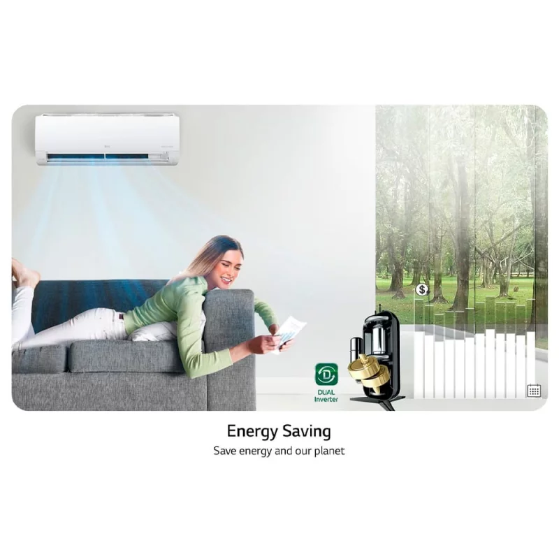 Aire Acondicionado LG 11000 BTU 220V Inverter V12WIN