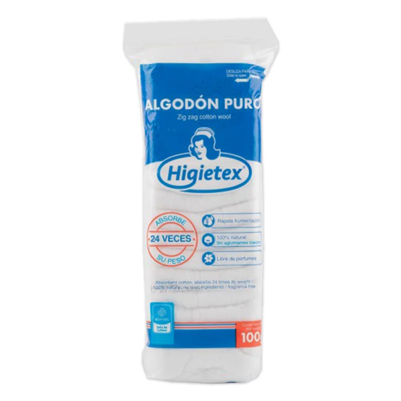 Algodón Higietex Zig Zig x 100 g