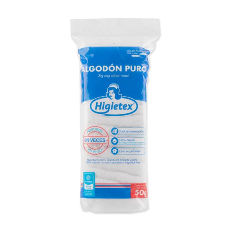 Algodón Higietex Zig Zig x 50 g