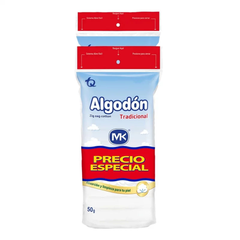 Algodón Mk zigzag 100 g Gratis 50 g