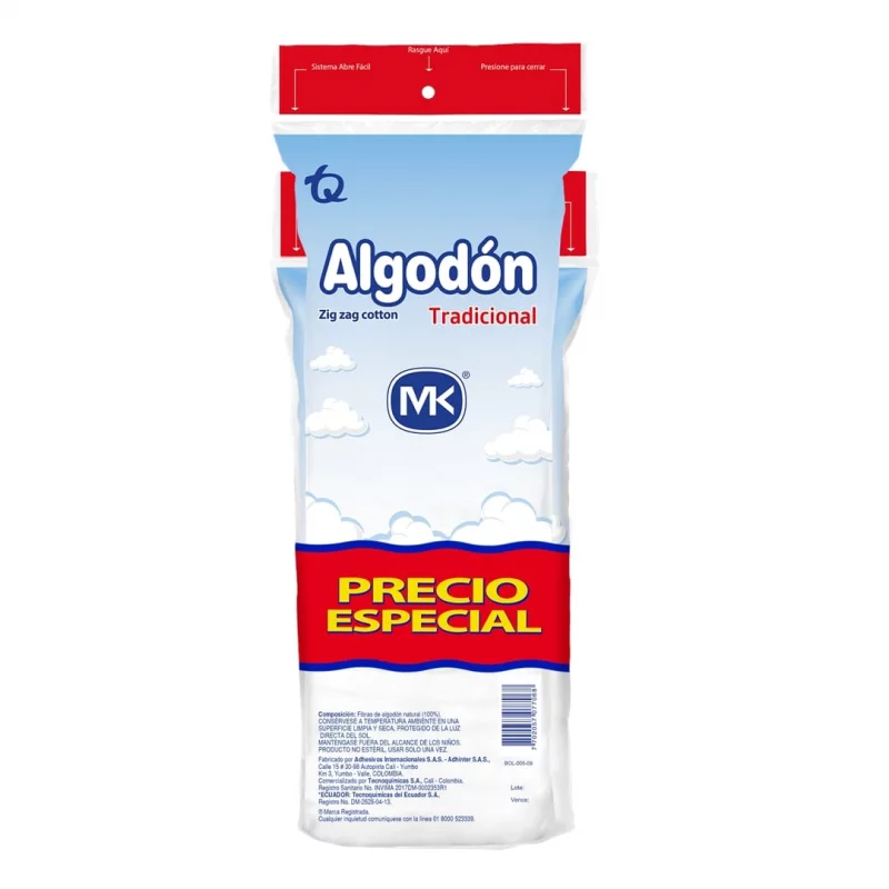 Algodón Mk zigzag 100 g Gratis 50 g