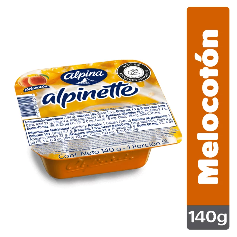 Alpinette 140 g Melocoton