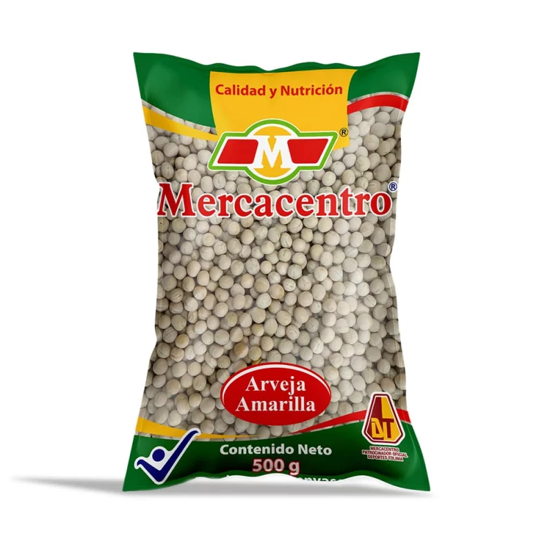 Arveja Amarilla Seca Mercacentro 500 g