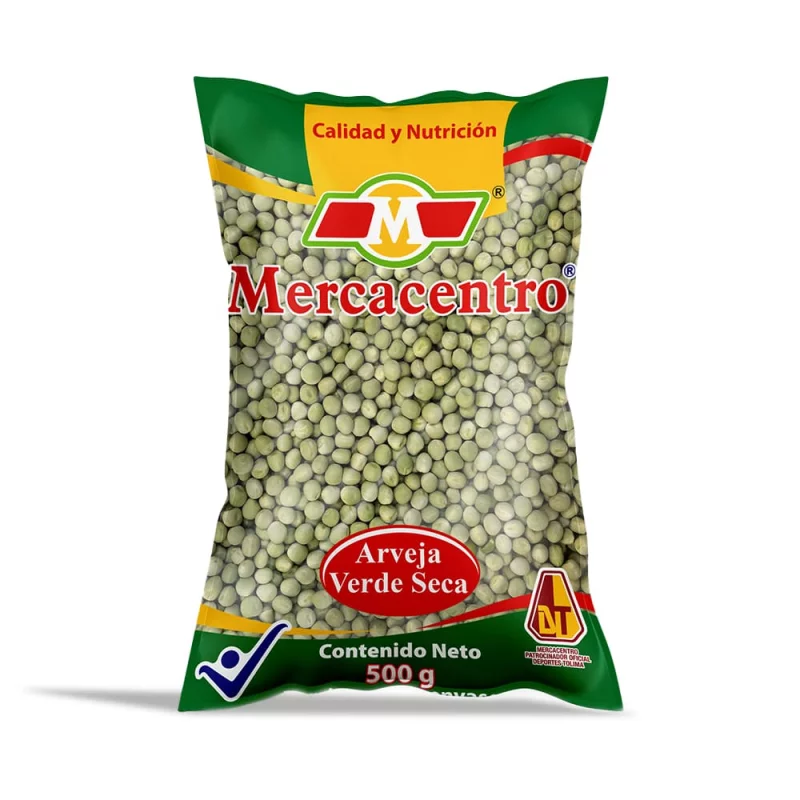 Arveja Verde Seca Mercacentro 500 g