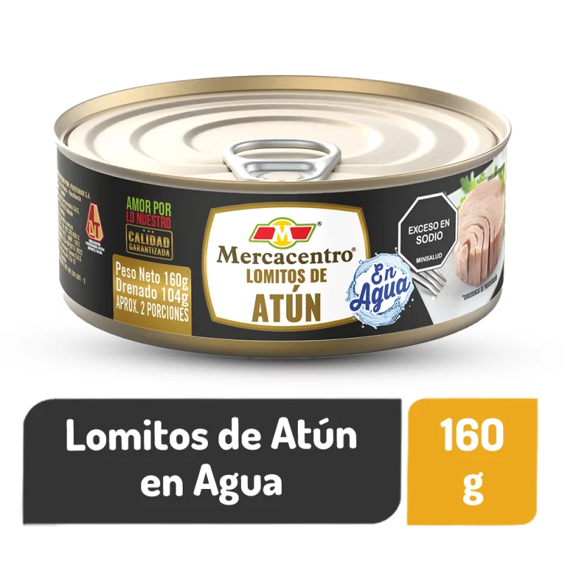 Atún Mercacentro en Agua x 160 g