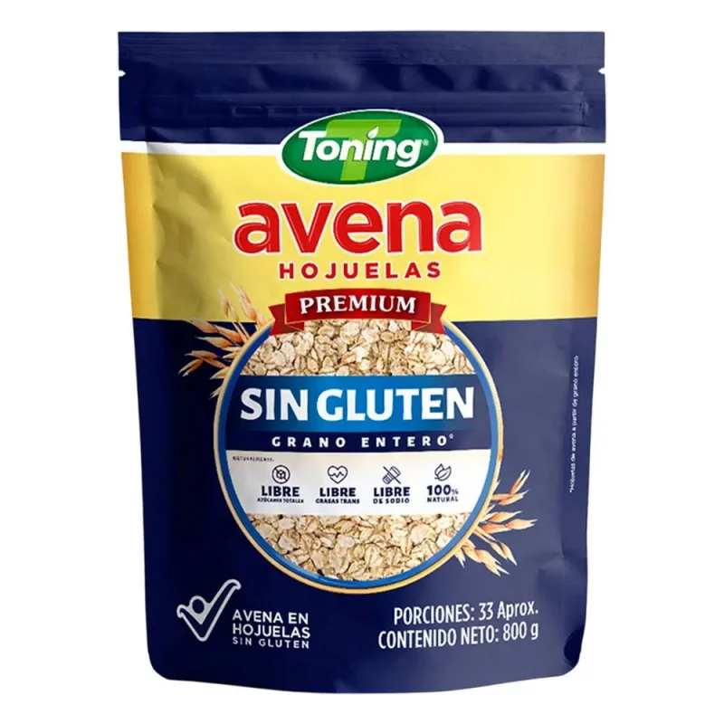 Avena Toning Hojuelas Sin Gluten x 800 g