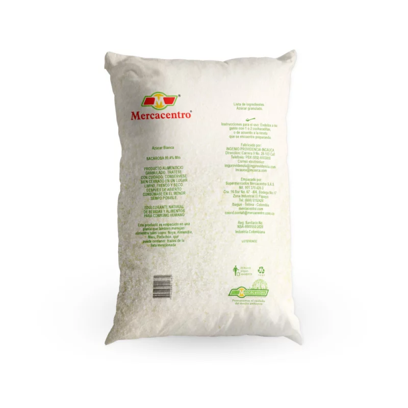 Azúcar  Blanco Mercacentro 500 g