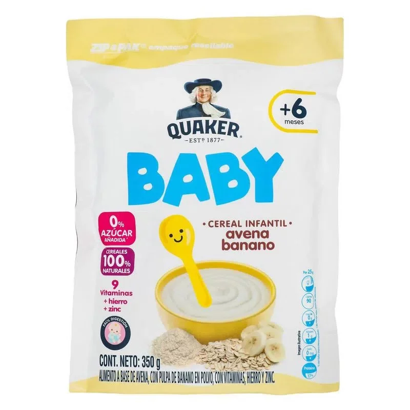 Baby Quaker Banano x 350 g