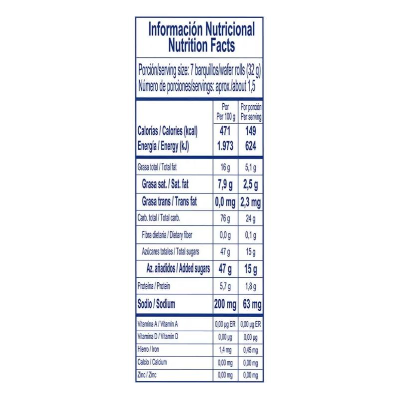 Barquillos Piazza Fresa 45 g