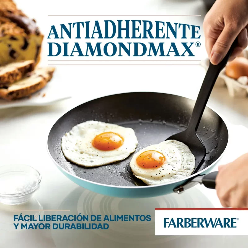 Batería Farberware 12 Piezas AA Aluminio