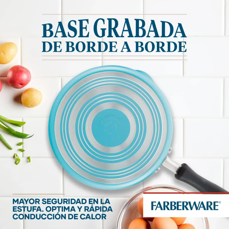 Batería Farberware 12 Piezas AA Aluminio