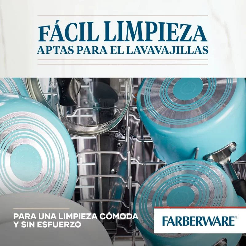 Batería Farberware 12 Piezas AA Aluminio