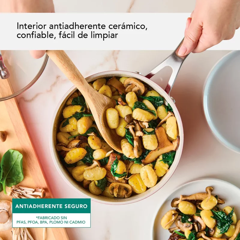 Batería Kitchenaid AA Cerámico Rojo Imperio 8 Piezas