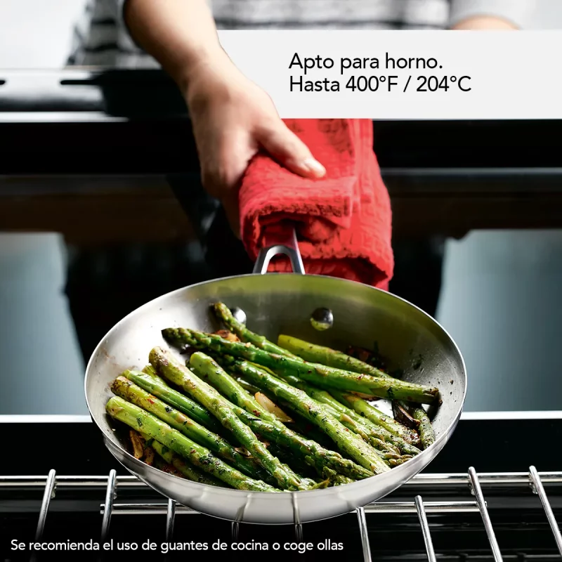 Batería KITCHENAID Acero Inoxidable AA Inducción 10 Pzs