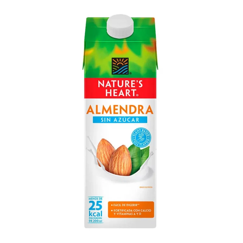 Bebida De Almendra Nature'S Heart Sin Azucar x 946 ml