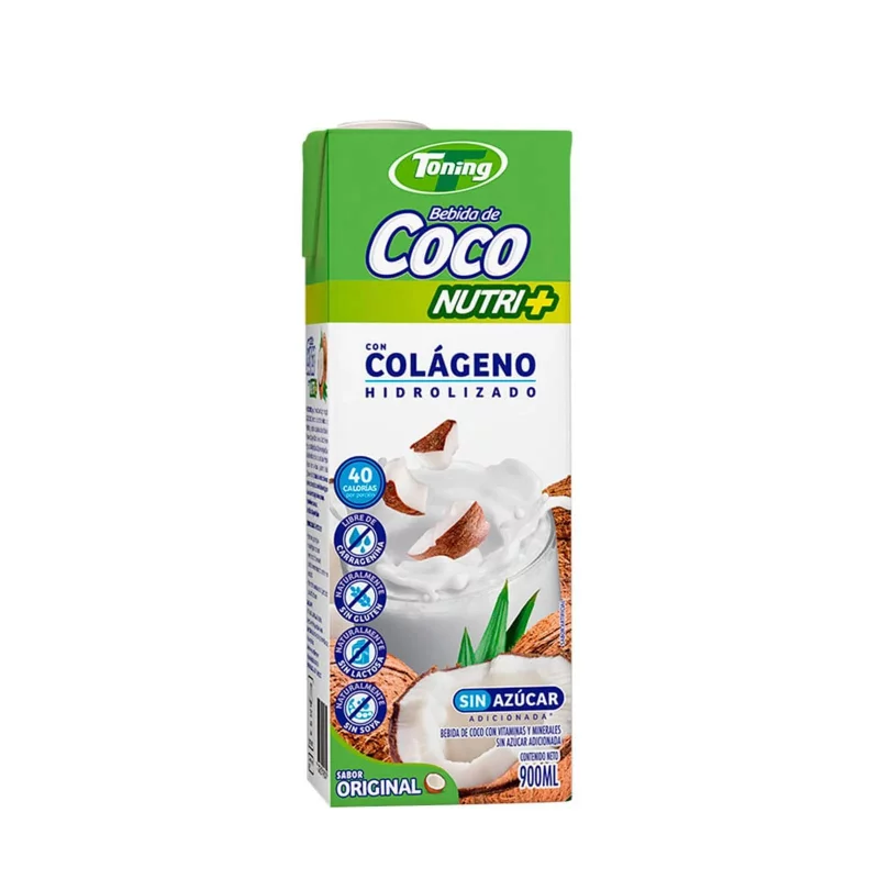 Bebida De Coco Toning Sin Azucar x 900 ml