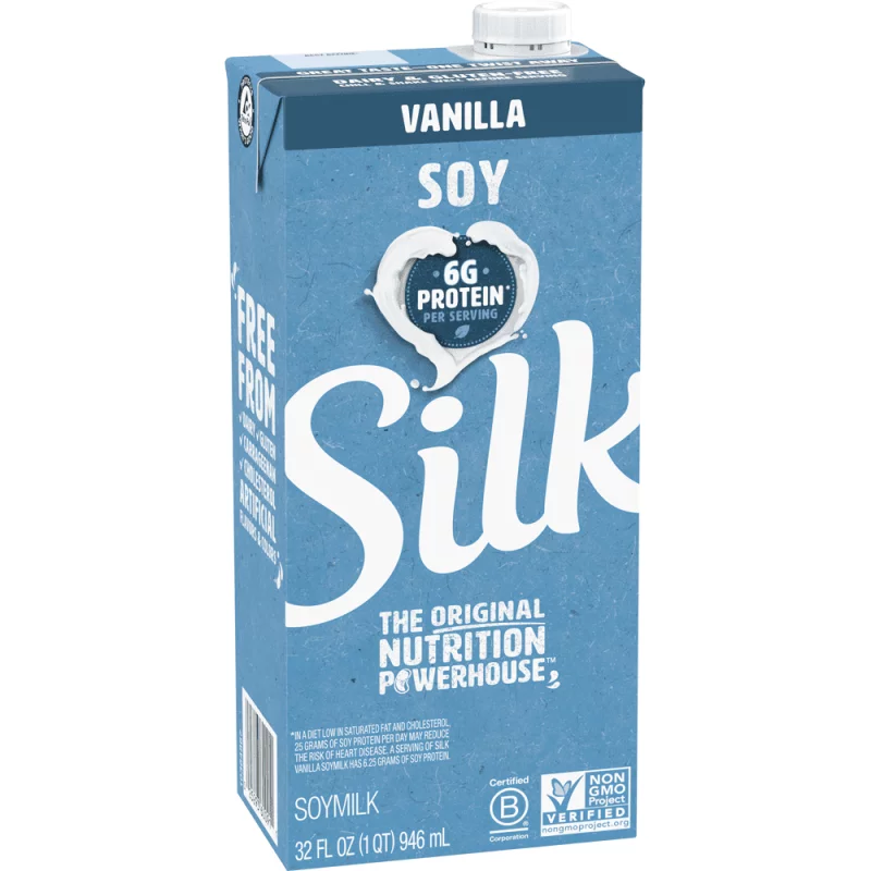 Bebida De Soya Silk Vainilla 946 ml