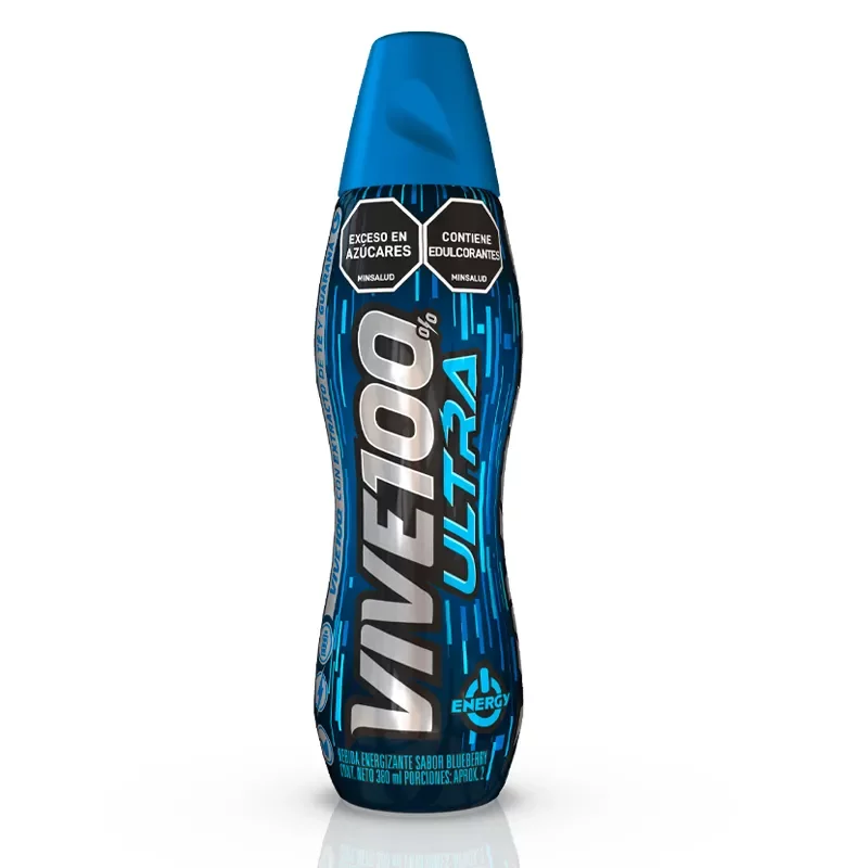 Bebida Energizante Vive 100 Botella Ultra x 380 ml