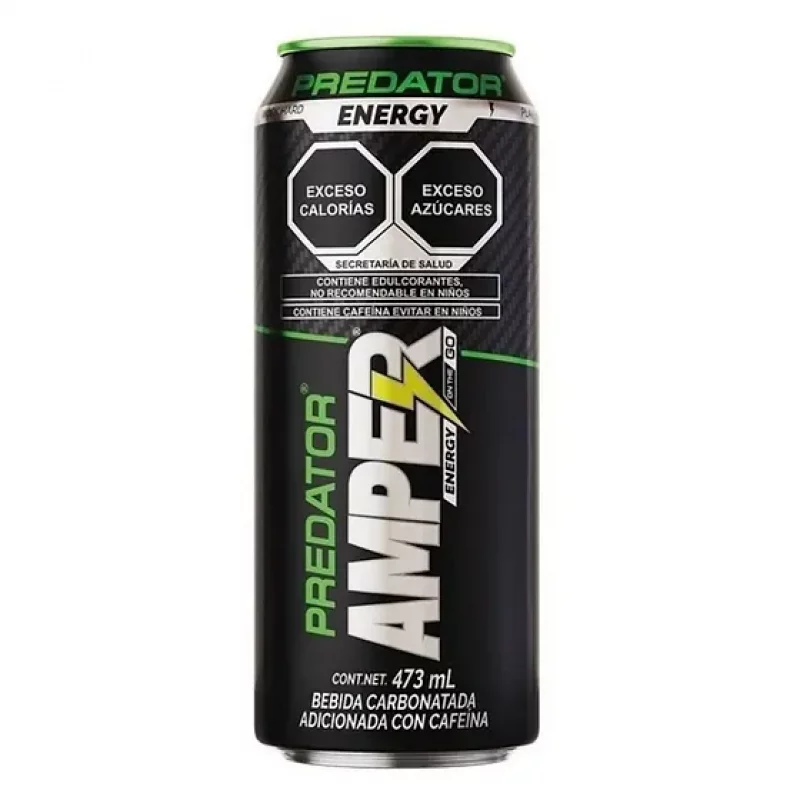 Bebida Energy Amper Predator Lata x 473 ml