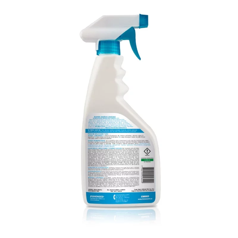 Binner Limpiador Desinfectante Baños Y Duchas 500 ml