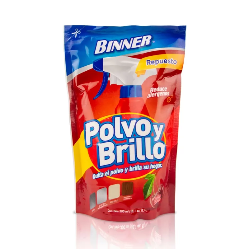 Binner Polvo Y Brillo Cereza Doypack 300 ml