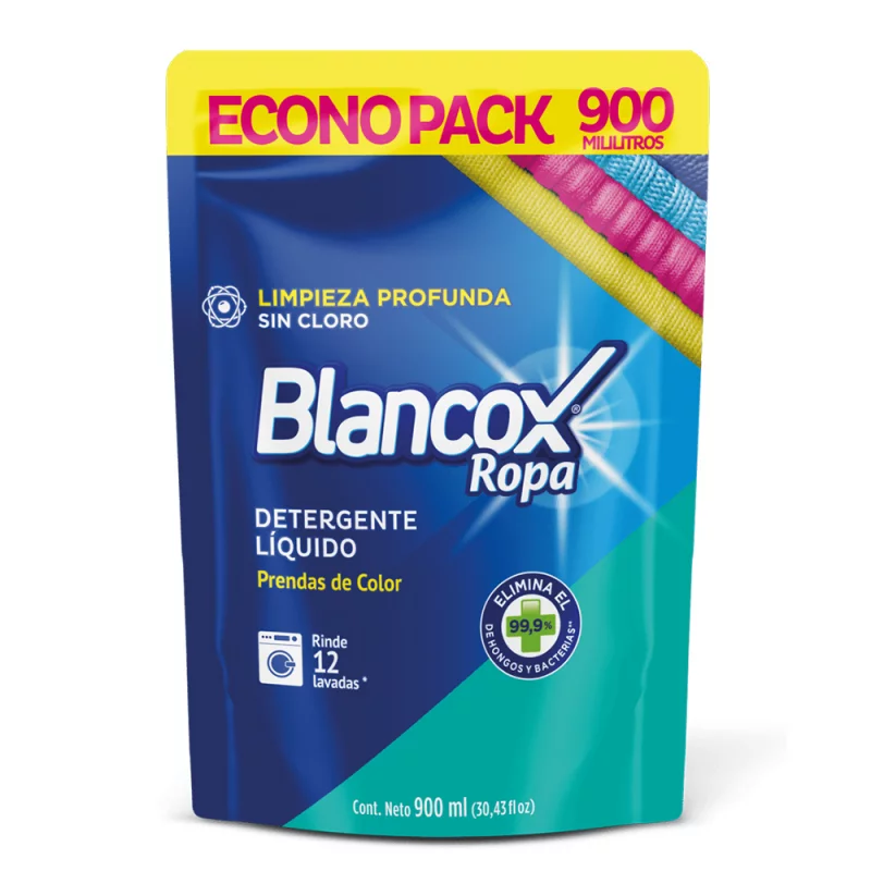 Blancox Detergente Líquido Regular Doypack 900 ml