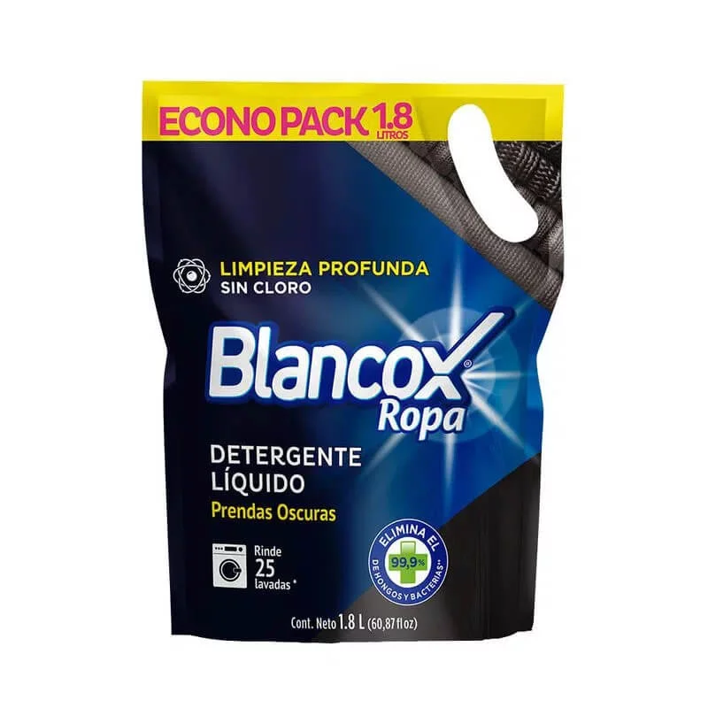 Blancox Detergente Líquido Ropa Oscura Doypack 1800 ml