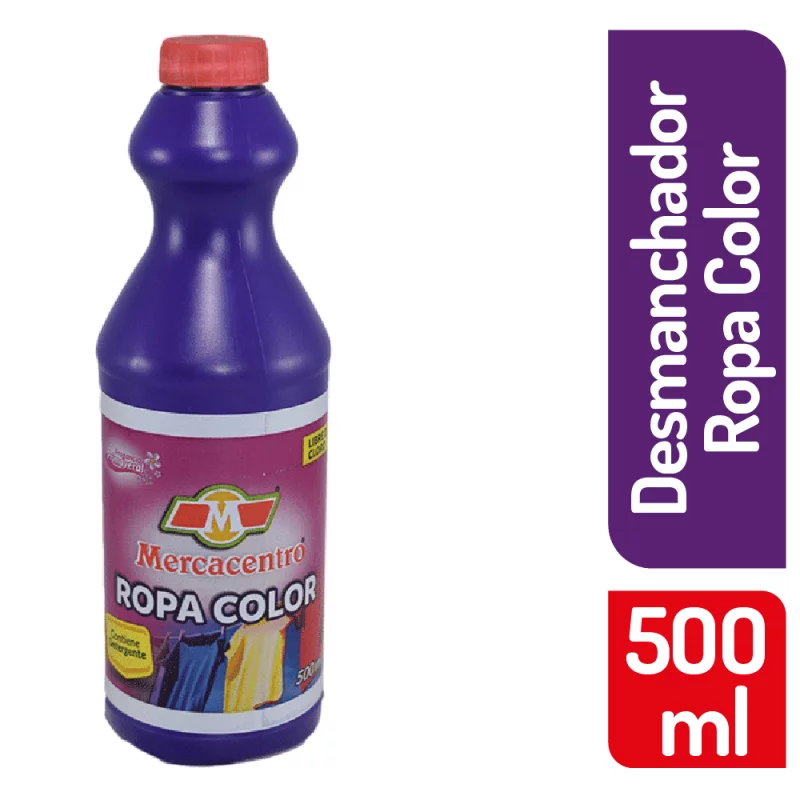 Blanqueador Mercacentro Ropa Color 500 ml