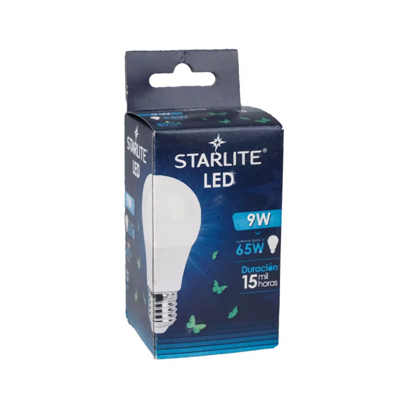 Bombillo Starlite Led Luz Blanca 9W 15000 Horas x und