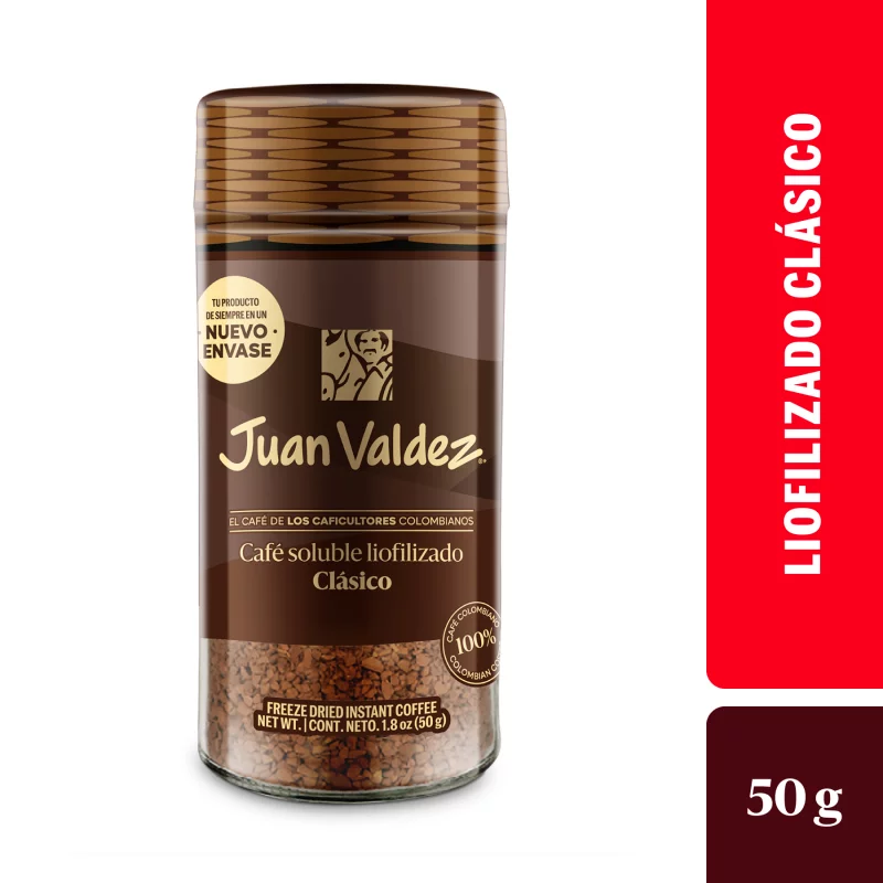 Café Juan Valdez Liofilizado Clásico 50 g