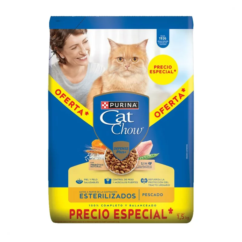 Cat Chow Precio Especial Esterilizados x 1500 g