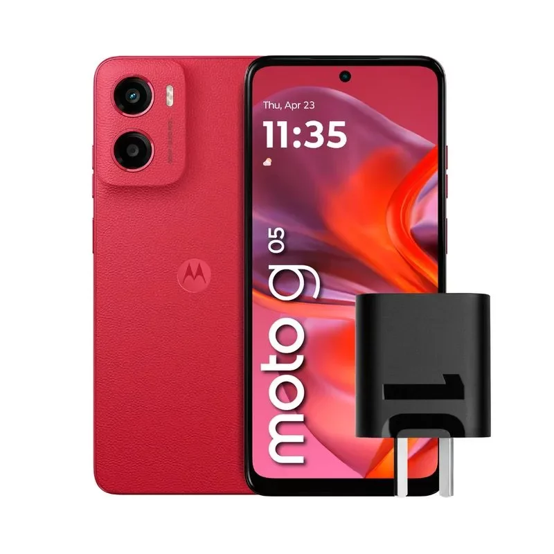 Celular Motorola G05 Rojo 128 GB 4 GB