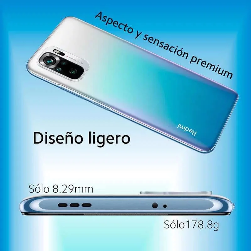 Celular Xiaomi Redmi Note 10S 128G-6G M2101K7BL-OCEAN BLUE