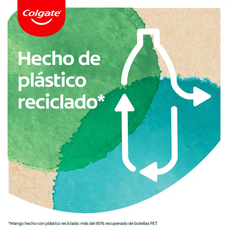 Cepillo dental Colgate RecyClean x 2und