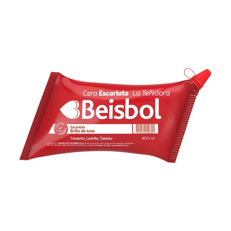 Cera Beisbol Cojin x 400 ml  Escarlata