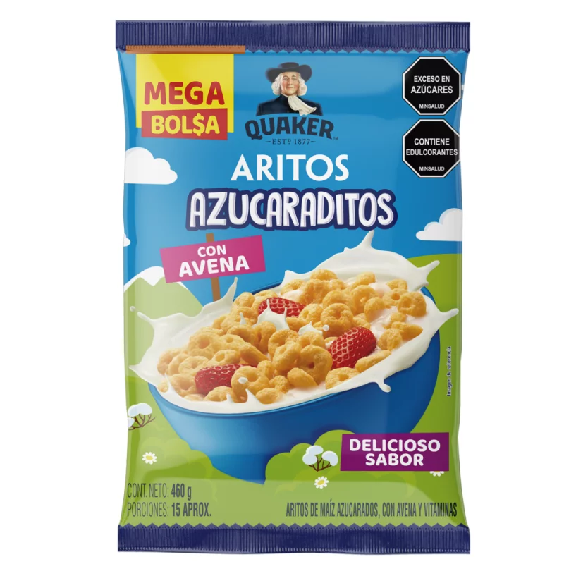Cereal Aritos Quaker Azucarados  x 460 g