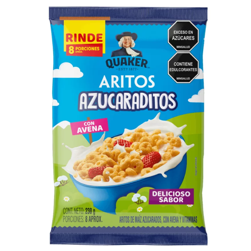 Cereal Aritos Quaker Azucarados x 230 g