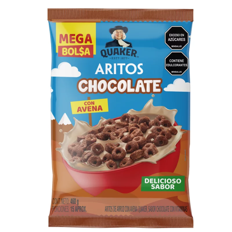 Cereal Aritos Quaker Chocolate x 460 g