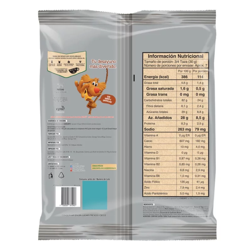 Cereal Chocapic Nestle x 200 g Bolsa