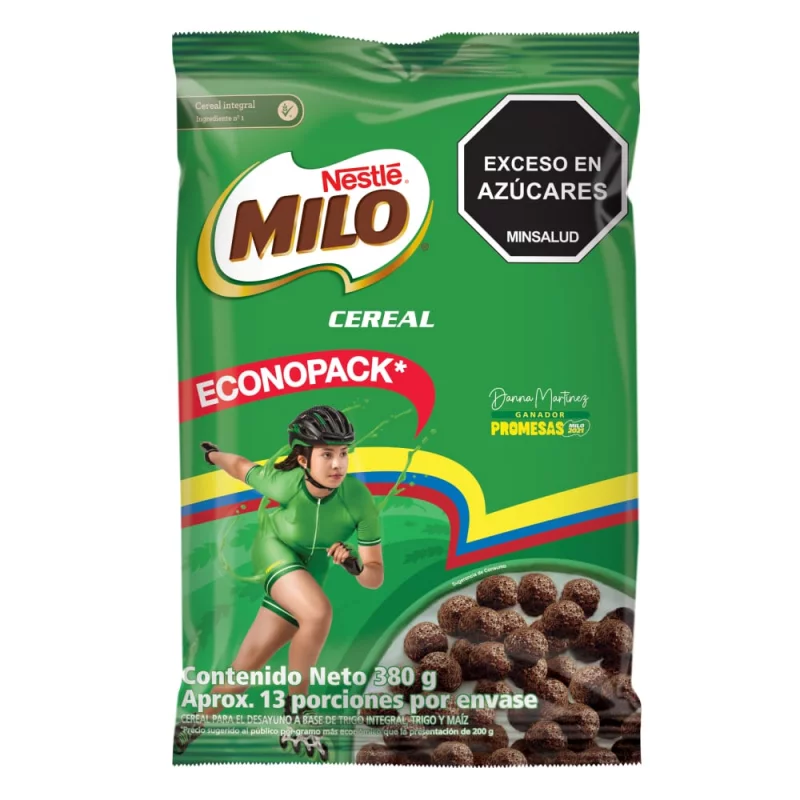 Cereal Milo Econopack Bolsa x 380 g