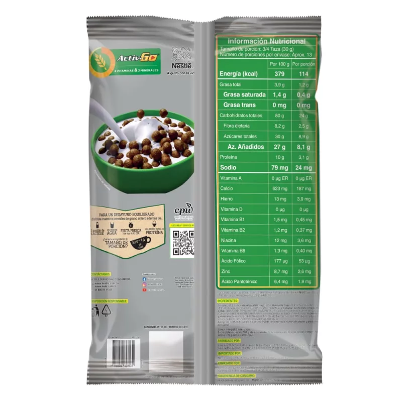 Cereal Milo Econopack Bolsa x 380 g