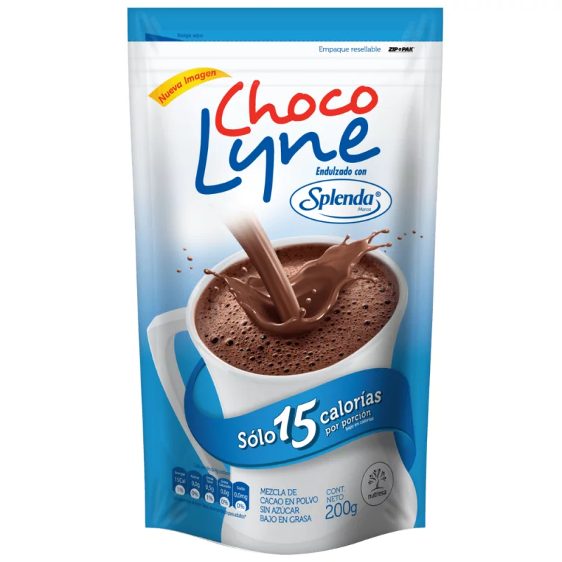 Chocolate Chocolyne Splenda Bolsa 200 g