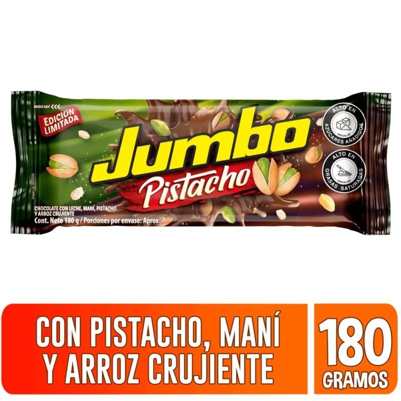 Chocolate Jumbo Pistacho x 180 g