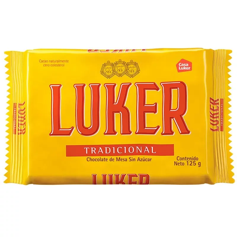 Chocolate Luker Amargo Sin Azúcar 125 g