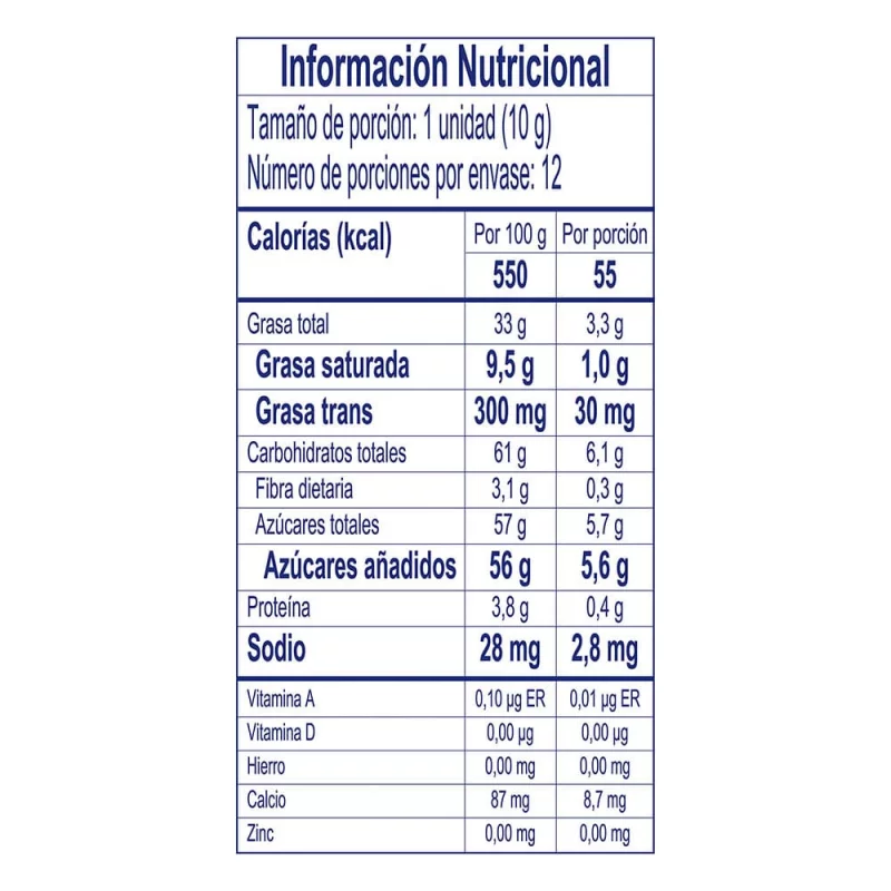 Chocolate Muu Crema 120 g Bolsa